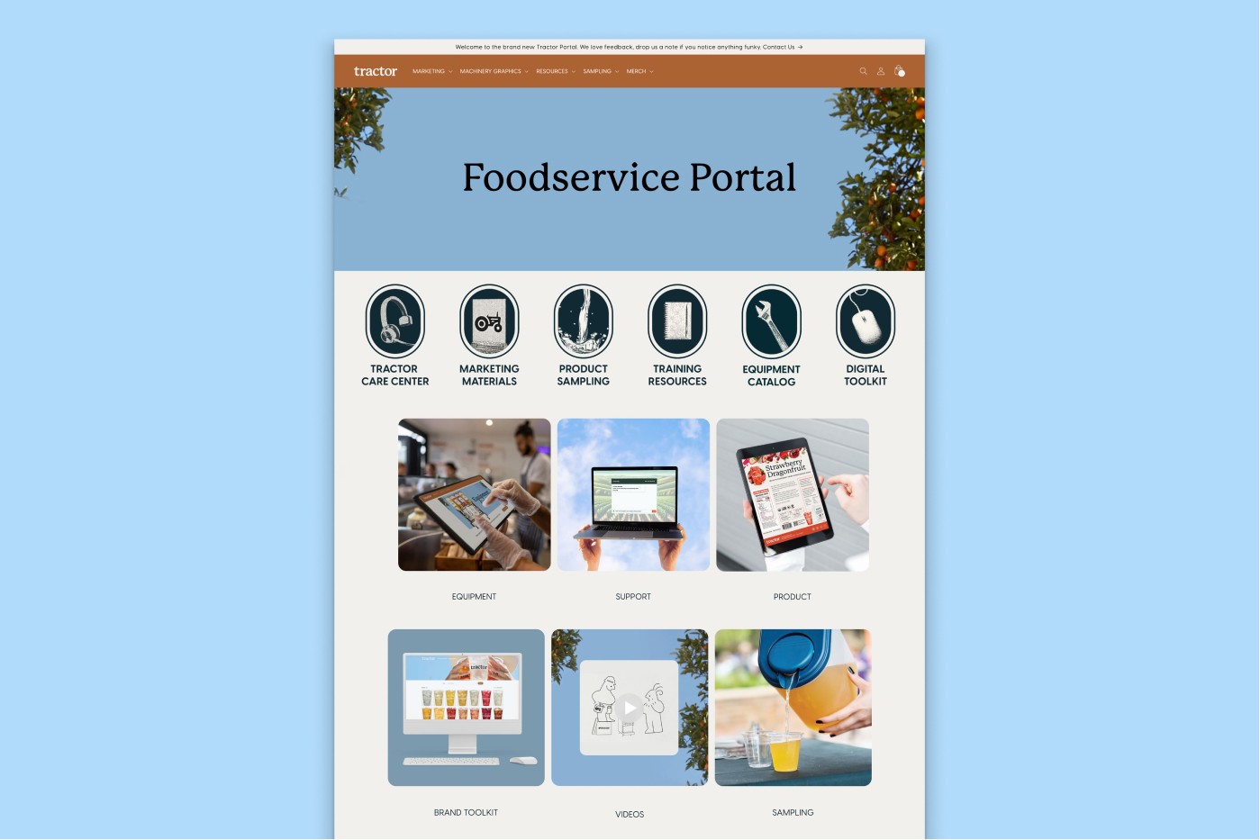 B2B Portal Design for Tractor, image 1 of 7