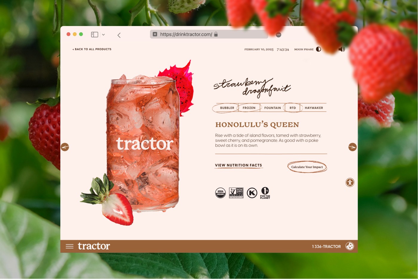 Web Design for Tractor, image 7 of 8